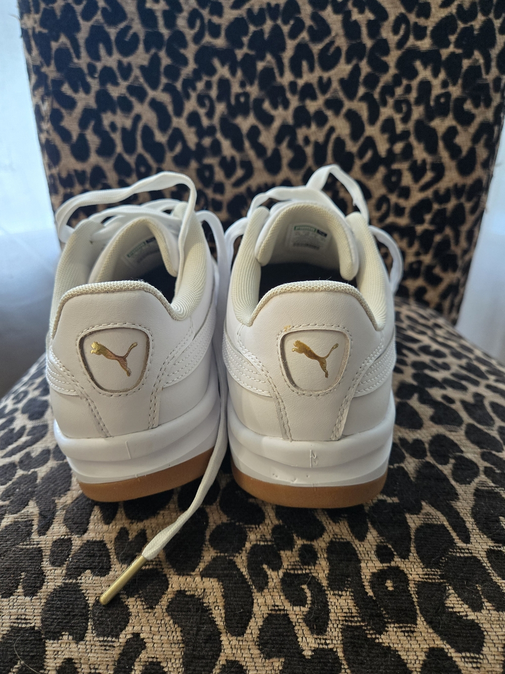 Puma California Women's Low-Top Sneakers in White/Cream - Picture 7 of 7